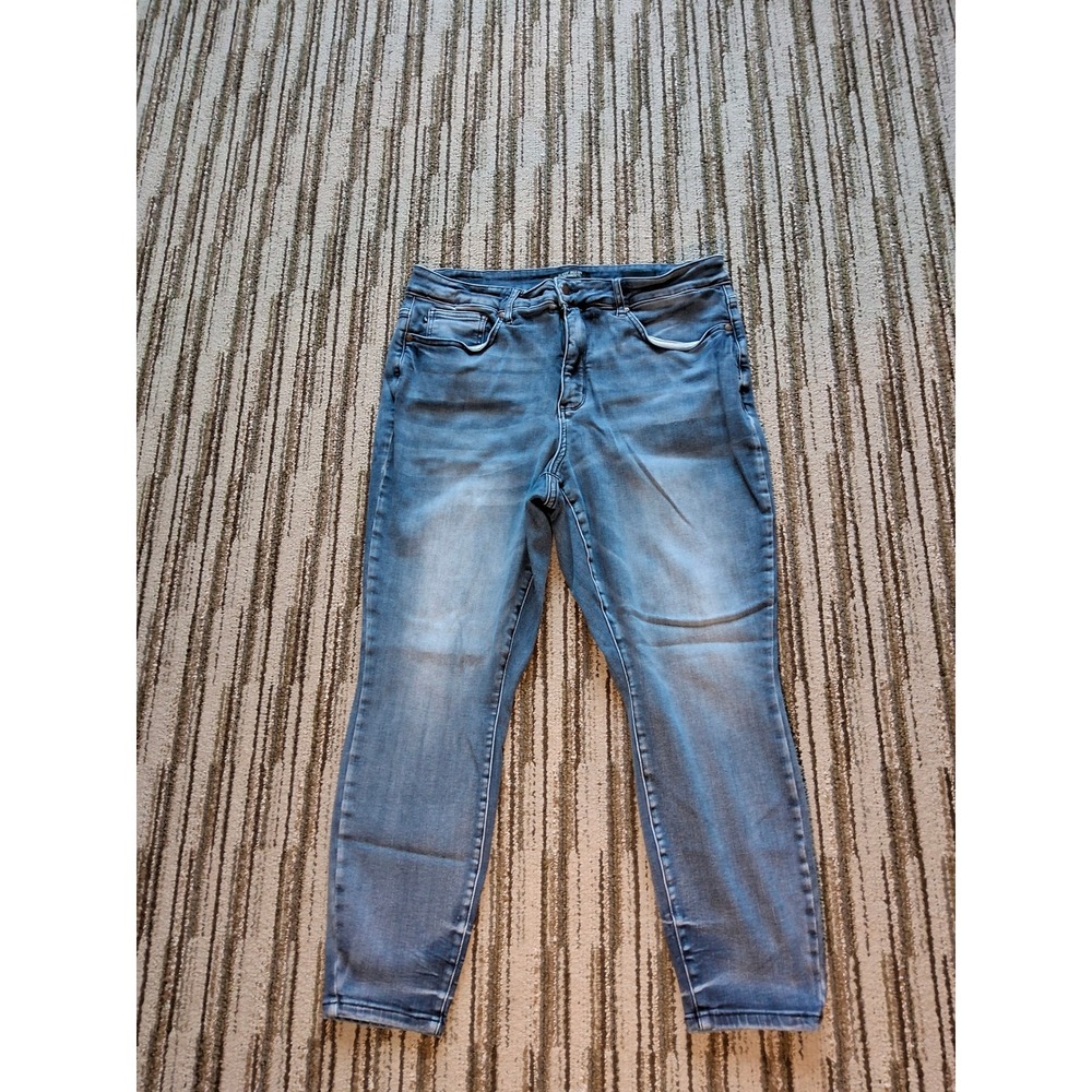 Judy Blue Los Angeles Womens 20W Medium Wash Skinny Jeans JB88525 High Rise